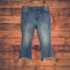 NOBO Frayed Flare Hem Jeans Juniors Size 17